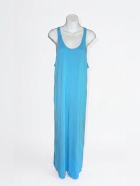 Echo Sleeveless Maxi Dress In Blue Size L